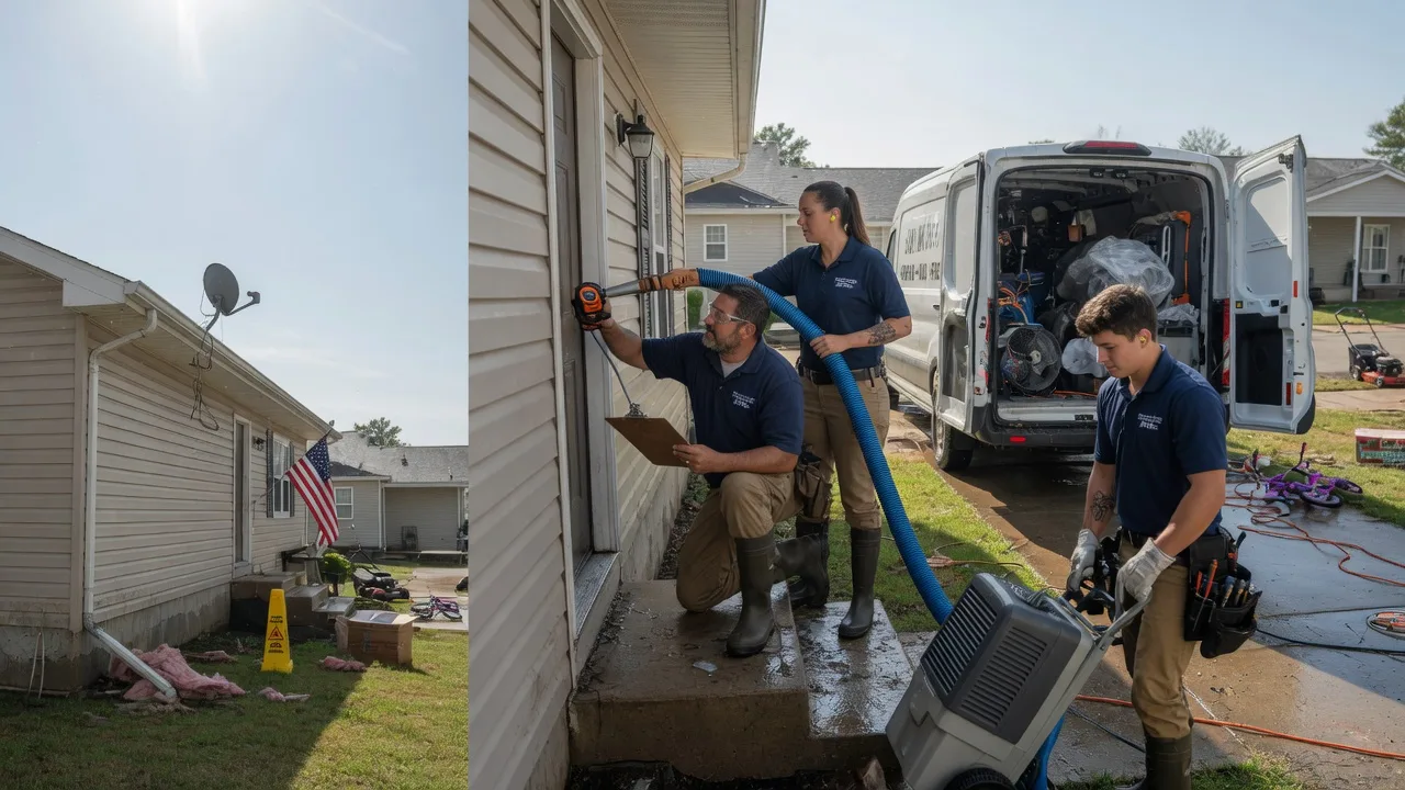 Ceiling Water Damage Restoration in Rulo, NE near me